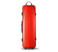 Fonowx Étui Violon Mots Clés Étui Housse Coffret Boîtier en Fibre Coque Dure Résistante Cradle Intérieur, Mosaïque Rouge 4/4, Array, Mosaïque Rouge