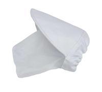 Fonowx Field Guard pour Chien Masque Muserolle Maille Nylon Tête Légère Comfort Prévient Les Épines et Objets Convient Au Chien Activité Extérieure, Blanc, XL