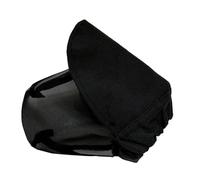 Fonowx Field Guard pour Chien Masque Muserolle Maille Nylon Tête Légère Comfort Prévient Les Épines et Objets Convient Au Chien Activité Extérieure, Noir, S