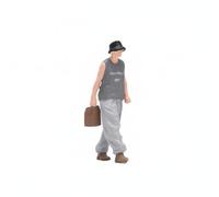 Fonowx Figurine Miniature Résine Présentation Statuette Peinte Personnage Modèle Statique Effet Réaliste Adaptée à Collectionneurs Présentoir Décoration Bureau, Couple Se Tenant La Main, Homme