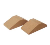 Fonowx Fitness Wedge Block Cale de Squat Bloc Talon Rampe de Posture en Liège Résistant Assure Adhérence et Soutien Pendant, Modèle Standard/Une Paire/Avec Sac De Rangement