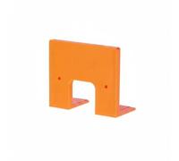 Fonowx Gabarit de Pose Charnières Gabarit Charnière Guide Perçage Entretoise Porte Écarteur Charnières Modèle Montage Charnière avec Butée 2mm et Support Vis, Orange, 1 PC