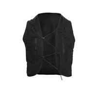 Fonowx Gilet d'Hydratation Extérieur Gilet sans Manches Sac d'Hydratation Veste de Course avec Construction Ajustée en Polyester Panneau Dorsal Ventilé , Noir , L Tour De Poitrine 93-99cm