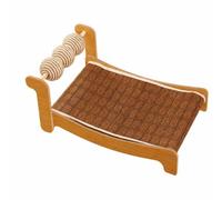 Fonowx Griffoir pour Chat Compact Mini-Canapé, Modèle avec Tapis Rafraîchissant, Fauteuil À Bascule Et Balle D’Exercice, × 35 × 25 Cm