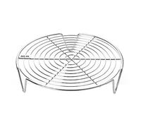 Fonowx Grille de Cuisson Ronde Moule à gâteau Rond Grille de Cuisson Alimentaire Légumes Plateau à Vapeur Plateau à Vapeur Pot Plateau à Vapeur Cuisine, 22CM