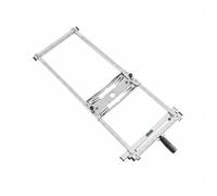 Fonowx Guide de Scie Inoxydable Gabarit de Coupe Règle de Traçage Rail de Guidage Structure en Acier Inox Précision de Coupe Renforcée Coulisse de Réglage de, Moyen 4-5 Po