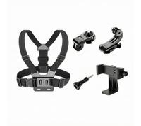 Fonowx Harnais Poitrine pour Caméra | Sangles Réglables, Support Poitrine pour Caméra D'action, Rotatif à 360 , Ski