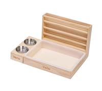 Fonowx Hay Feeder avec Boîte de Mangeur de Chinchilla