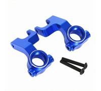 Fonowx Industrial Car Pièces Rc Tasseaux de Direction Avant Éléments de Châssis Support de Pivotage Alésages de Vis Alliage d'Aluminium Convient à Modélisme Maintenance Remplacement, Bleu