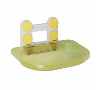 Fonowx Lit de Fenêtre pour Chat Hamac Berceau, Jaune Fluorescent, Villa Aérienne Jaune Fluorescent avec 4 Ventouses sous Vide Améliorées