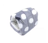 Fonowx Lit pour Hamster en Peluche 5X, Abri Douillet, Habitat pour Hamster, Coussin Chauffant Intérieur pour Animal de Compagnie