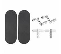 Fonowx Lot de 2 de Cercle de Grosse Caisse En Silicone Robuste, Faciles à Utiliser et Dotées D'un Adhésif Au Dos. Idéales Comme Cadeaux.