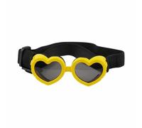 Fonowx Lunettes de Soleil Coeur pour Animaux avec Verres Teintes Protection pour Chiens et Chats Adaptées aux Photos Sorties et Déguisements