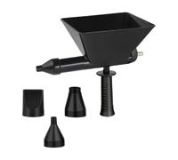 Fonowx Machine à Jointoyer électrique avec Buses Remplaçables, Pulvérisateur de Ciment Ergonomique pour Le Bricolage, Pp Noir