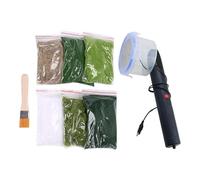 Fonowx Machine de Flocage électrostatique, Projet de Bricolage, Applicateur D'herbe Statique Pratique