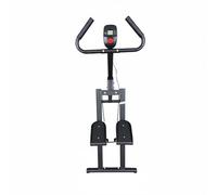 Fonowx Machine d'escalade Intérieure Appareil de Fitness Stepper Grimpeur Vertical Simulateur d'Escalier Entraînement Cardio, Mini Stepper avec Guidon Et Moniteur Numérique