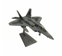 Fonowx Maquette Avion de Chasse Réplique Maquette Avion Jet Maquette Militaire Miniature Base en Alliage Fuselage Détaillé Ailes Balayées Double Dérive