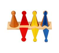 Fonowx Matériel Child-Centered s Fractions en Bois Robuste Matériel Manipulation Mathématique Ludique J Éducatif pr Enseignants Maternelle