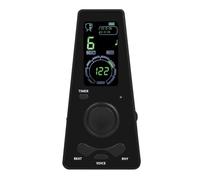 Fonowx Métronome Électronique Numérique Digital Vocal Comptage de la Mesure par Voix Boutons pour Battement et Rythme Format, Noir