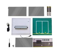 Fonowx Modèle de Garage à éclairage LED, échelle 1:32, Mini véhicule, Simulation de Parking, modèle de Parking