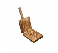 Fonowx Moule en Acier Inoxydable Presse à Pâte Manche Long Ergonomique Application Polyvalente Surface de Pressage Fonction pour Fabrication Convient pour Familles Cuisine Maison, L, Carbone