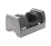 Fonowx Nettoyeur de Chaussures de Golf Brosse Grattoir Support Accessoire Dispositif Libre Posé avec Brossage Multi-Face pour Semelles et Côtés Adapté aux Parcours de Pratique Vestiaires