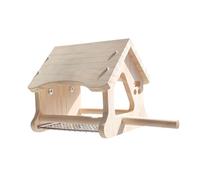 Fonowx Nichoir en Bois à Faire Soi-même, Support Décoratif pour Perchoir, Idéal comme Cadeau pour Perroquets de Campagne