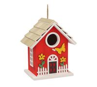 Fonowx Nichoir en Bois, Boîte à Oiseaux Facile à Assembler pour Jardin, Cour et Plus Encore