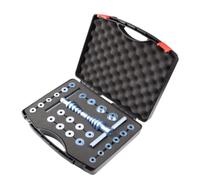 Fonowx Outil de Pose de Roulements de Vélo Kit Professionnel Presse Roulement Démontage Montage Boîtier Pédalier Moyeu Structure Solide Alliage d'Aluminium, Bleu Clair