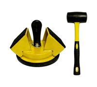 Fonowx Outil pour Creuser Des Trous dans Le Sol. Outil pour Creuser Des Trous dans Le Sol. Ventouse de Levage Robuste pour, Jaune