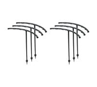Fonowx Pack de 6 Supports à Plantes, Cages de Jardinage, Accessoires pour Culture intérieure et tomates, 14cmx15cm