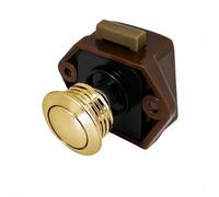 Fonowx Placard Bouton Rond Compact à Bouton-Poussoir Design Simple Élégant Verrou Tiroir à Pression pour Intérieur Bateau, Style B