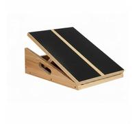Fonowx Planche d'Étirement Pliable en Bois Planche Inclinée Réglable Outil de Stretching Plateforme d'Équilibre Structure, Planche D Étirement En Bois Massif, 5 Niveaux De Réglage