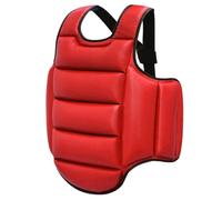 Fonowx Plastron Pugilat Rembourré, M Hauteur 140-160 Cm | Gilet Protection avec Sangles, Ergonomique, Protège-Poitrine, pour Entraînement, Arts Martiaux