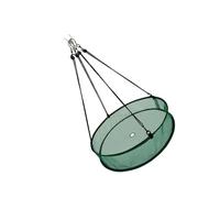 Fonowx Plateau de Collecte de Graines pour Oiseaux, Cerceau Suspendu pour Usage Extérieur, Vert