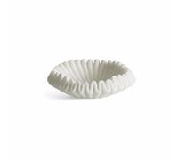 Fonowx Plateau de Rangement Décoratif Coupe Corbeille Centre de Table Forme Irrégulière Façon Fruitier Sculptural Texture Douce Finition Mate Ambiance, Petit - 24 24 7.5cm