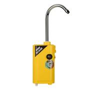 Fonowx Pompe à Air pour Pêche avec Tube Métallique Courbé pour Circulation l'eau dans Les Pêche en Plein Air, Array, Jaune Vif