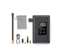 Fonowx Pompe à Vélo Électrique Gonfleur Compresseur Inflateur sans Fil avec Écran de Pression Numérique Contrôles à Boutons et Lampe Intégrée Accessoires
