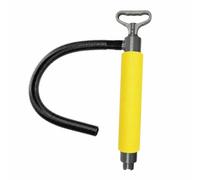 Fonowx Pompe de Cale Kayak Pompe Manuelle Pompe à Main Pompe d'Évacuation avec Poignée Ergonomique en Tuyau Ondulé Robuste en EVA Adaptée au Kayak Canoë Barque Secours, Orange, Standard