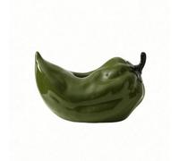 Fonowx Porte Mouchoirs en Céramique Étui Mouchoirs Distributeur Boîte Mouchoirs Ouverture Courbée Distribution Fluide Style Décoratif Original pour Petits, Vert Brillant