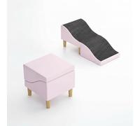 Fonowx Rampe Industrielle pour avec Conception Ondulée et Surface Non Glissante Structure et Légère pour Un Rangement Facile Permettant aux, Rose, Modèle ondulé, Rose - 34cm de Hauteur