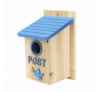 Fonowx Refuge Oiseaux en Bois Plancher Grille Amovible Serrure Tournante pour Ventilation Intérieure Entrien Simple dans Espace Extérieur