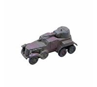 Fonowx Réplique de Véhicule Militaire Modèle Blindé Soviétique Maquette Char Miniature Figurine Collection Détails Nets Prête à Exposer Adaptée aux Amateurs, Camouflage