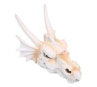 Fonowx Sculpture de Tête de Dragon D'aquarium pour L'amélioration de La Scène sous-Marine, 20x13x11cm