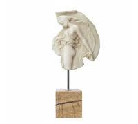 Fonowx Sculpture Vénus en Résine Statue Figurine Décoration Buste avec Marbre Aspect Vieilli Texture Minérale Centre d'Attention Raffiné Convient au Salon Bibliothèque Galerie Cadeau, M1