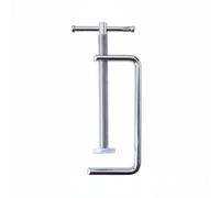 Fonowx Serre-joint en C Étau G Pince de Fixation Outil de Serrage Acier A3 Épaissi Patin Souple Antimarque Protection de Surface Vis Filetée Fluide Résistant, 3
