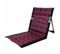 Fonowx Siège de Plein Air Pliable Coussin Portable Fauteuil Sol Renforcé Dossier Structuré Facile à Déplacer Adapté aux Activités de Loisirs Plein Air Réunions, Maya, Ethnique, Mystique