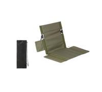 Fonowx Siège Sol Poche Latérale Robuste | Structure Basse Stable, Légère, Chaise Pliante Poche Latérale, pr Plage,