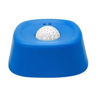 Fonowx Slow Lick Bol de Nourriture pour Chien avec Sphère à Lécher Rotative gaspillage en Plastique Récipient Anti-déversement et Stimulant Adapté pour, Bleu Et Blanc