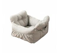 Fonowx Sofa Industrielle Canapé Transportable pour Animal avec Matière Résistante et Base Antidérapante Amovible Adapté au Conduite Espace de Vie, Gris